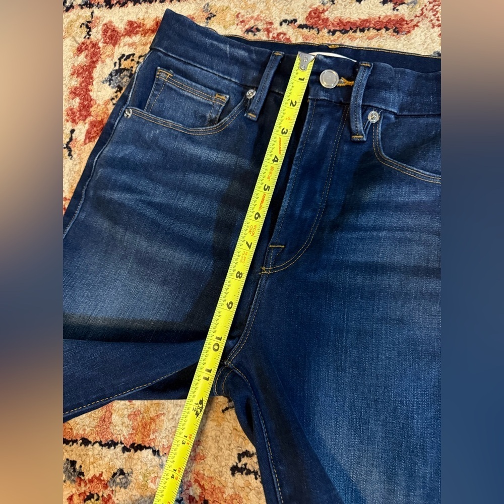 Good American Good Waist GWSH367T Step Hem Skinny Jeans Size 27 - Picture 7 of 9